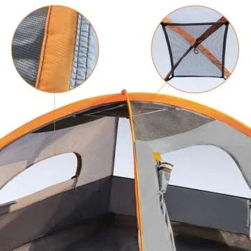 Amazon Basics 4-Person Dome Camping Tent 3-Season Outdoor Gear