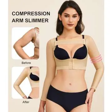 Slim Your Arms with BRABIC Upper Arm Shaper Sleeves