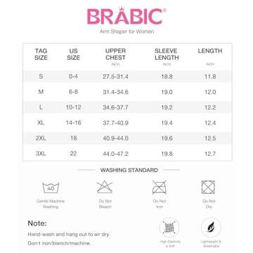 BRABIC Upper Arm Shaper Post Surgical Slimmer Compression Sleeves Posture Corrector Tops Shapewear for Women (Beige Long Sleeve, Medium)