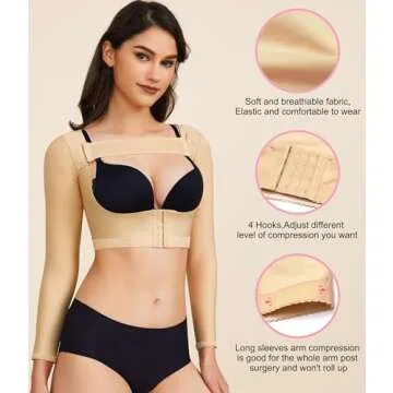 Slim Your Arms with BRABIC Upper Arm Shaper Sleeves