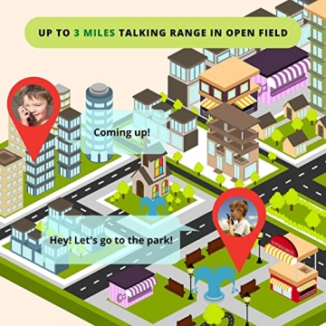 Radioddity FS-T3 Long Range Walkie Talkies for All Ages