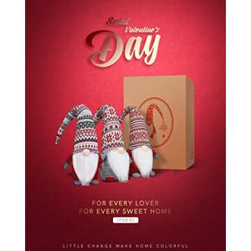 Simple Art Christmas Gnomes Decorations Indoor Home Decor, Holiday Indoor Knomes,Gnomes Christmas Decorations,Scandinavian Christmas Gnome / 3 Pack - 24 Inches Large Gnomes