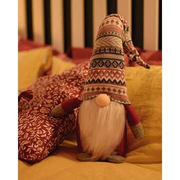 Simple Art Christmas Gnomes Decorations Indoor Home Decor, Holiday Indoor Knomes,Gnomes Christmas Decorations,Scandinavian Christmas Gnome / 3 Pack - 24 Inches Large Gnomes