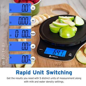 Etekcity 0.1g Food Kitchen Scale, Digital Ounces and Grams for Cooking, Baking, Meal Prep, Dieting, ...