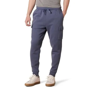 Amazon Essentials Men's Cargo Fleece Jogger Sweatpant - Cozy & Stylish Everyday Wear