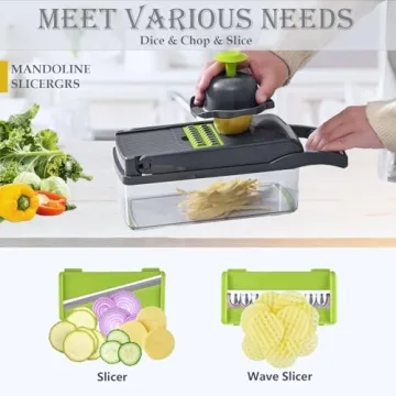 16-in-1 Vegetable Chopper & Grater - Kitchen Essential