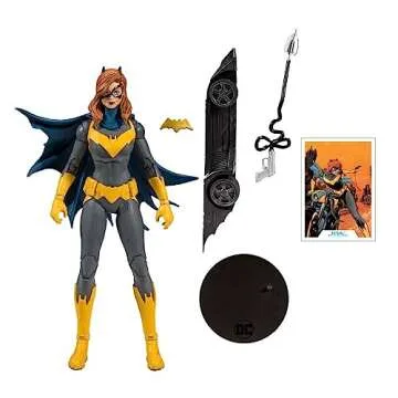 McFarlane Toys DC Multiverse Batgirl: Art of The Crime Action Figure with Build-A Rebirth Batmobile ...