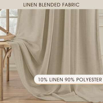 Shop CAPALOCA Linen Blackout Pinch Pleated Curtains
