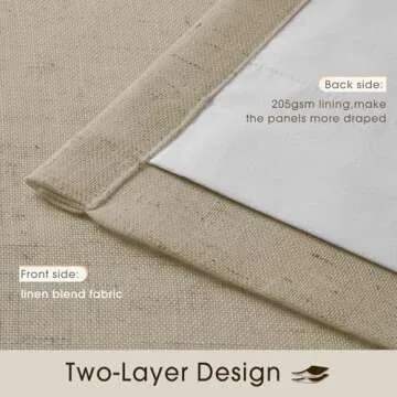 Shop CAPALOCA Linen Blackout Pinch Pleated Curtains