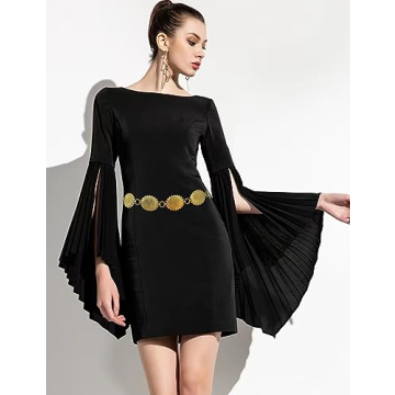 TOPACC Western Concho Chain Belt for Women Stylish Accessory