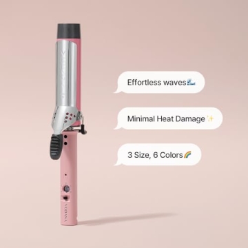 VODANA GlamWave Ceramic Curling Iron for Stunning Curls