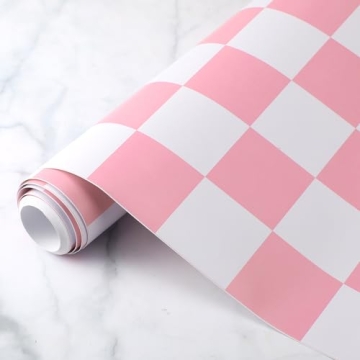Drydiet Retro Checkerboard Peel and Stick Wallpaper