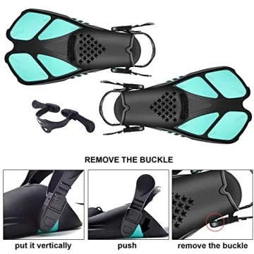 Adjustable Swim Fins for Snorkeling and Swimming