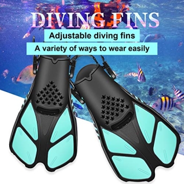 Adjustable Swim Fins for Snorkeling and Swimming
