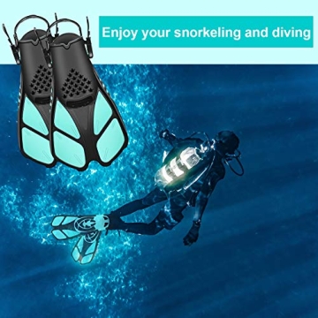 Adjustable Swim Fins for Snorkeling and Swimming