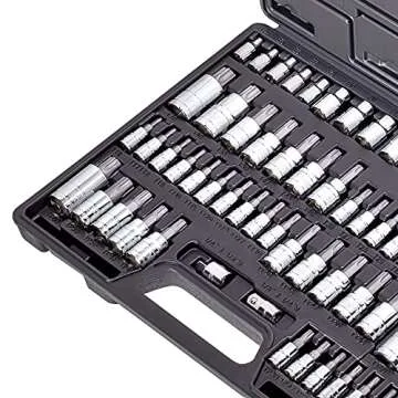 CARBYNE Torx Bit Set & Socket Set - 62 Pieces for Fastening