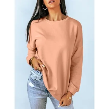 Dokotoo Women's Solid Color Long Sleeve Hoodie for Year-Round Comfort
