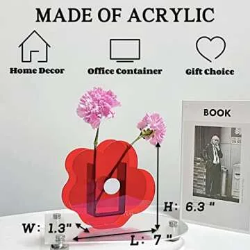 BLOFLO Flower Vase - Stylish Acrylic Décor for Every Occasion