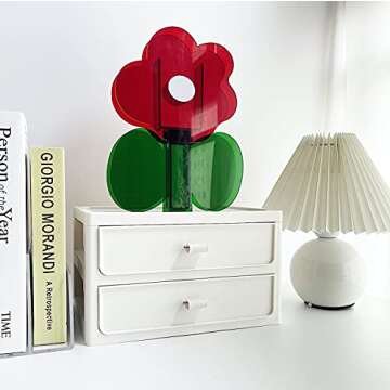 BLOFLO Flower Vase - Stylish Acrylic Décor for Every Occasion