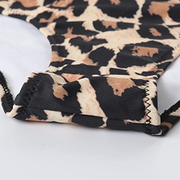 Stylish RUUHEE Criss Cross Floral High Waisted Bathing Suits