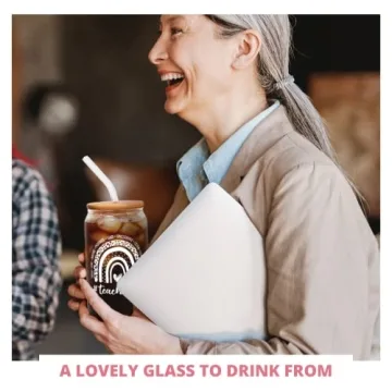 Teacher Appreciation Can Glass Gifts for Educators