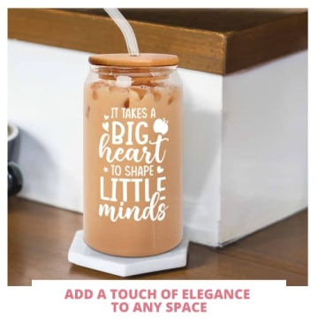 Teacher Appreciation Can Glass Gifts for Educators