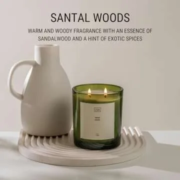 Craft & Kin Santal Woods Candle | Luxury Eco-Friendly Gift