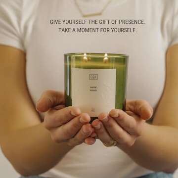 Craft & Kin Santal Woods Candle | Luxury Eco-Friendly Gift