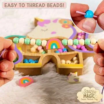 Story Magic Unicorn Bead Set for Kids - Craft Your Dream Jewelry