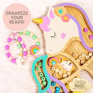 Story Magic Unicorn Bead Set for Kids - Craft Your Dream Jewelry