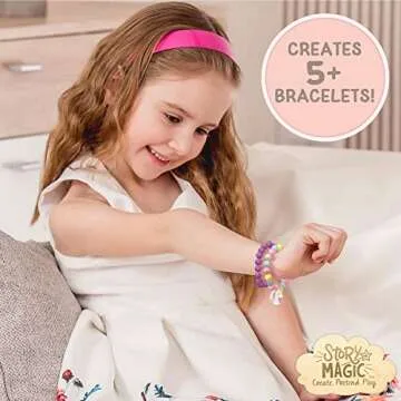 Story Magic Unicorn Bead Set for Kids - Craft Your Dream Jewelry