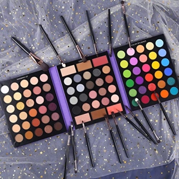 UCANBE Eyeshadow Palette & Brush Set with 86 Colors