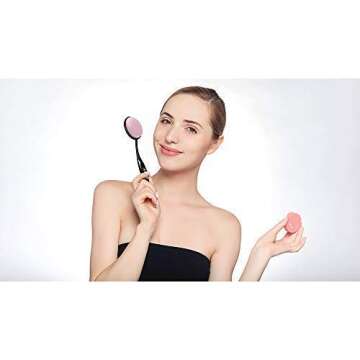 BEZOX Silicone Makeup Brush Set for Flawless Application