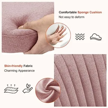 Cute Armless Office Chair - Sweetcrispy Design