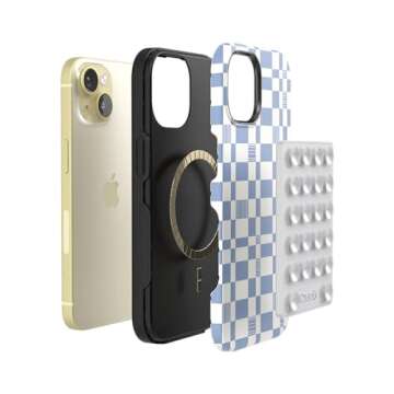 Casely Grippy | White Silicone Suction Phone Mount Compatible with MagSafe