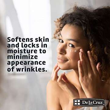 De La Cruz Vitamin E Cream Moisturizer for Face and Neck - Moisturizing Skin Care for All Skin Types - Made in USA