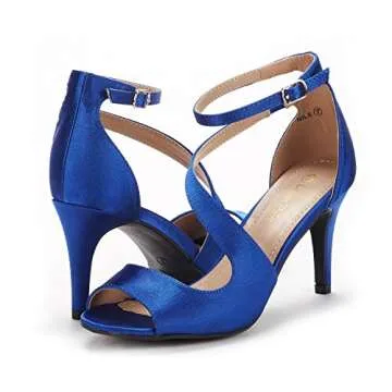 DREAM PAIRS NILE Royal Blue Stilettos for Elegance