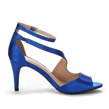 DREAM PAIRS NILE Royal Blue Stilettos for Elegance