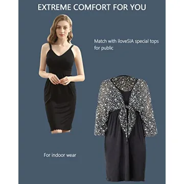 iloveSIA Nursing Dresses Comfortable Maternity Lounge Wear