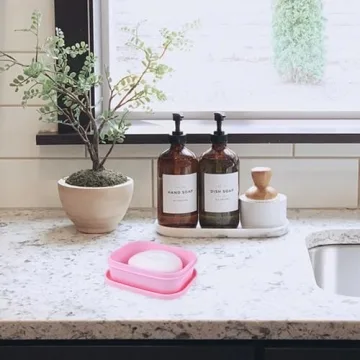 3 Pack Travel Soap Container, Portable Bar Soap Holder Leakproof Soap Box Soap Dish with Cover, Plastic Soap Case for Camping Outdoor Bathroom Shower Gym Hiking Travel(Pink Green Gray)