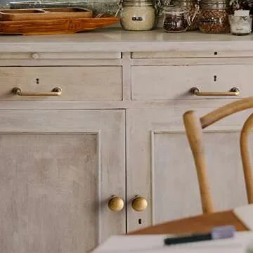 Yanxia Antique Brass Cabinet Pulls Set of 24 for Kitchen