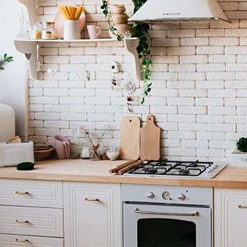 Yanxia Antique Brass Cabinet Pulls Set of 24 for Kitchen