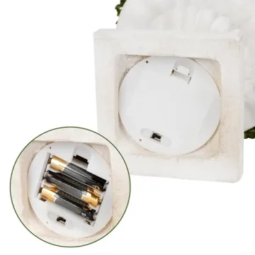 SEVENLOVE 2 Pack LED Boxwood Topiary for Home Décor