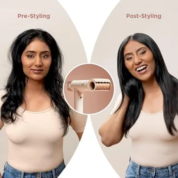 Shark Hair Dryer SpeedStyle RapidGloss Finisher and High-Velocity Dryer, Ionic Hair Blow Dryer with IQ Speed Styling and Drying Suite, No Heat Damage, Best for Curly and Coily Hair, Silk, HD332