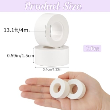 Continuous Waterproof Label Tape, 2 Rolls for All Uses