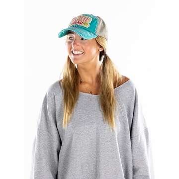 Funky Junque Mama Bear or Dog Mom Adjustable Hat