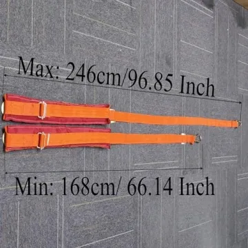 HUAWELL Climbing Safety Belt with Adjustable Lanyard