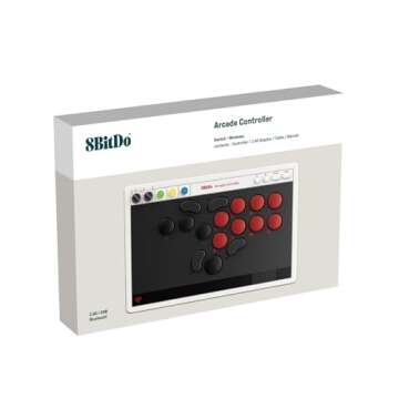 8BitDo All-Button Arcade Controller for Switch & Windows