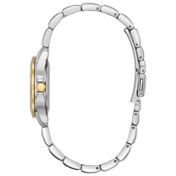 Citizen Eco-Drive Women's Crystal Watch in Two-Tone Steel