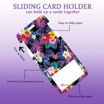 Stylish Tropical Flower Lanyards for ID Badges